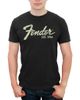 FENDER FENDER Men's Distressed Logo Short Sleeve Graphic T-Shirt - 1