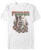 FENDER FENDER Men's Roses Guitar Logo Short Sleeve Graphic T-Shirt - 1