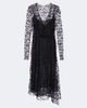 Fendi Fendi Asymmetric lace midi dress - 1