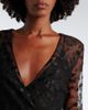 Fendi Fendi Asymmetric lace midi dress - 3