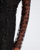 Fendi Fendi Asymmetric lace midi dress - 4