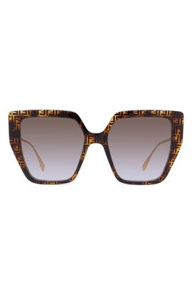 Fendi 'Fendi Baguette 55mm Butterfly Sunglasses