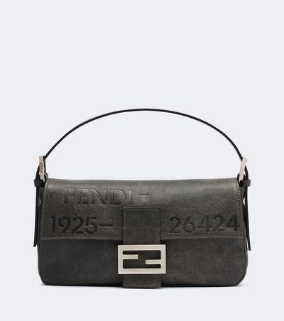 Fendi Fendi Baguette Biker Small leather shoulder bag