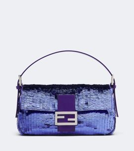 Fendi Fendi Baguette Small sequined shoulder bag