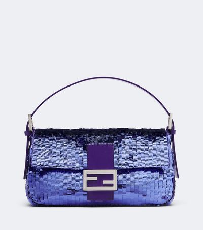 Fendi Fendi Baguette Small sequined shoulder bag