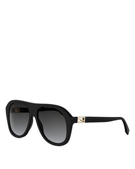 Fendi Fendi Baguette Square Sunglasses, 57mm
