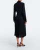 Fendi Fendi Chevron jacquard pleated silk midi dress - 6