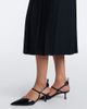 Fendi Fendi Chevron jacquard pleated silk midi dress - 7