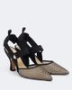 Fendi Fendi Colibrì embellished mesh and suede pumps - 1