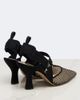 Fendi Fendi Colibrì embellished mesh and suede pumps - 3