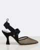 Fendi Fendi Colibrì embellished mesh and suede pumps - 5