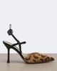 Fendi Fendi Colibrì leopard-print calf hair slingback pumps - 6