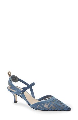 Fendi Fendi Colibrì Lite Kitten Heel Slingback Pump