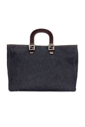 fendi Fendi Denim Handbag