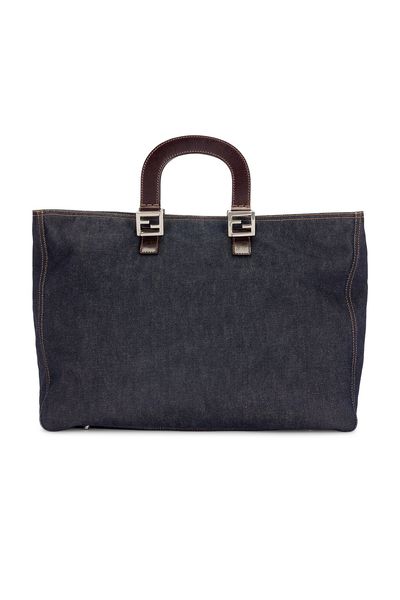 fendi Fendi Denim Handbag