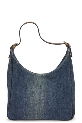 fendi Fendi Denim Hobo Bag