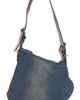 fendi Fendi Denim Oyster Shoulder Bag - 1