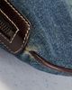 fendi Fendi Denim Oyster Shoulder Bag - 6