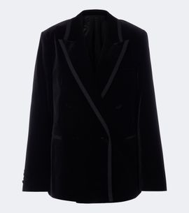 Fendi Fendi Double-breasted velvet blazer