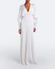 Fendi Fendi Draped caped silk gown - 2