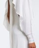 Fendi Fendi Draped caped silk gown - 4