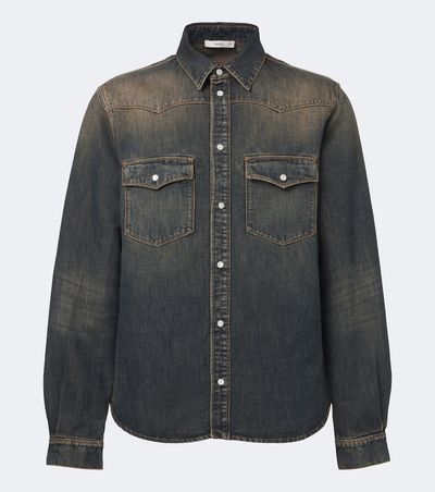 Fendi Fendi Faded denim shirt