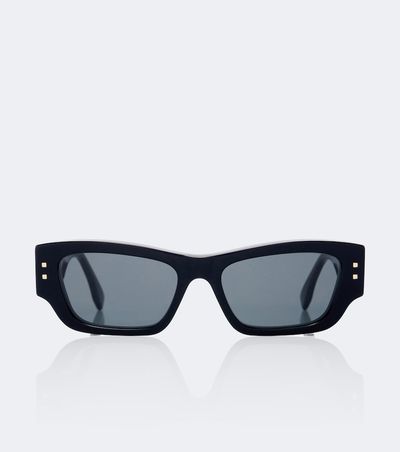 Fendi Fendi Fendi FFold rectangular sunglasses