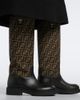 Fendi Fendi Fendi Filo canvas and leather knee-high boots - 3