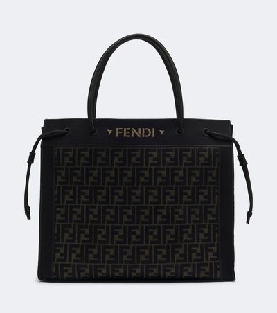Fendi Fendi Fendi Magic Large canvas shopper