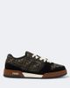 Fendi Fendi Fendi Match FF Zucca suede-trimmed sneakers - 5
