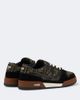 Fendi Fendi Fendi Match FF Zucca suede-trimmed sneakers - 6