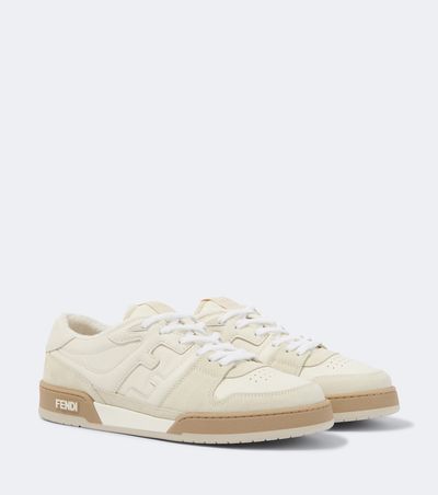 Fendi Fendi Fendi Match leather and suede sneakers
