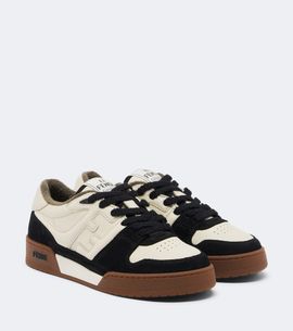 Fendi Fendi Fendi Match leather sneakers