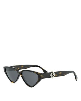 Fendi Fendi Ff Diamonds Cat Eye Sunglasses, 57mm