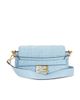 fendi Fendi FF Embossed Midi Chain Baguette Shoulder Bag - 1