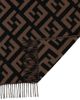 Fendi Fendi FF intarsia cashmere scarf - 4