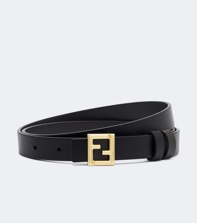 Fendi Fendi FF leather belt