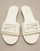Fendi Fendi FF leather slides - 6