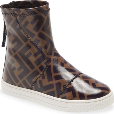 Fendi Fendi FF Logo Waterproof Rain Boot