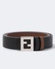 Fendi Fendi FF reversible leather belt - 1