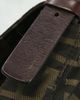 fendi Fendi Floral Applique Zucca Baguette Shoulder Bag - 8