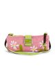 fendi Fendi Floral Knit Baguette Pochette Shoulder Bag - 1