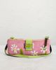fendi Fendi Floral Knit Baguette Pochette Shoulder Bag - 2