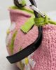 fendi Fendi Floral Knit Baguette Pochette Shoulder Bag - 7