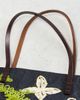 fendi Fendi Flower Embroidered Denim Tote Bag - 6