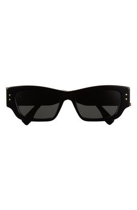 Fendi Fendi Fold 53mm Cat Eye Sunglasses