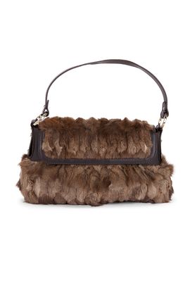fendi Fendi Fur Chef Shoulder Bag