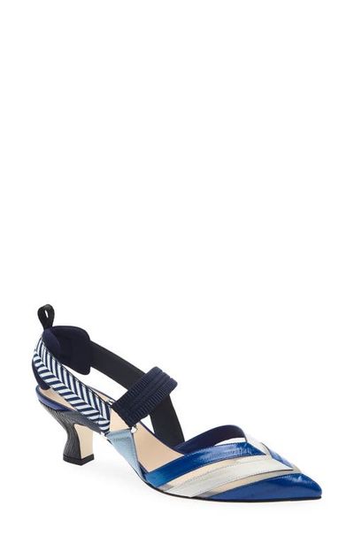Fendi Fendi Iconic Colibri Slingback Pump