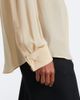 Fendi Fendi Lace-trimmed silk georgette shirt - 4