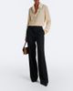Fendi Fendi Lace-trimmed silk georgette shirt - 8
